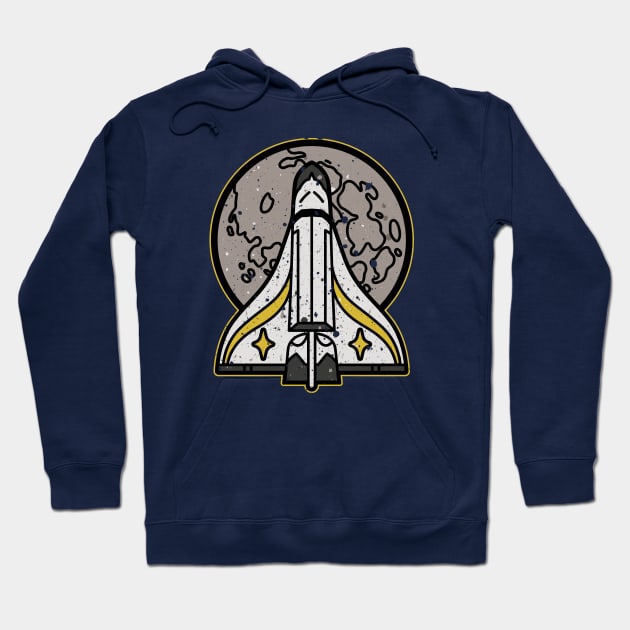 Backpack Spaceship Hoodie by DCLawrenceUK